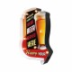 ADORNO PARED CERVEZA BEER BAR CARTEL METAL 25X4.5X35 CM.