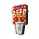 ADORNO PARED CERVEZAS BEER BAR CARTEL METAL 21X4.5X32 CM.