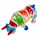 HUCHA TORO MULTICOLOR DOLOMITA 24X9X15.5 CM.