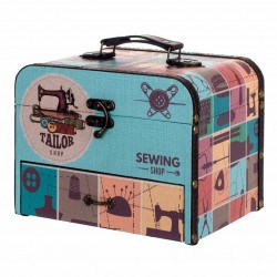 CAJA COSTURA CON SET COSTURA 20X25.5X18 CM.