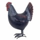 FIGURA GALLO RESINA 16.5X11.5X23 CM.