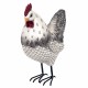 FIGURA GALLINA RESINA 20X10X27 CM.