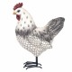 FIGURA GALLINA RESINA 20X10X27 CM.