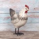 FIGURA GALLINA RESINA 20X10X27 CM.