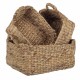 SET 3 CESTAS CON ASAS JACINTO DE AGUA 46X36X20 CM.