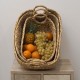 SET 3 CESTAS CON ASAS SEAGRASS ALGA MARINA 53X40X22 CM.