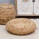 PUFF JACINTO DE AGUA NATURAL 60X60X16 CM.