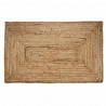 ALFOMBRA RECTANGULAR YUTE NATURAL 120X75X1 CM.