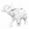 FIGURA ELEFANTE BLANCO RESINA 23X9X19 CM.