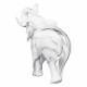 FIGURA ELEFANTE BLANCO RESINA 23X9X19 CM.