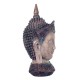 FIGURA CABEZA BUDA RESINA 15X14X32 CM.