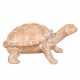 FIGURA TORTUGA RESINA DORADO 31.50X21.5X15 CM.