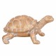 FIGURA TORTUGA RESINA DORADO 26X18X12.50 CM.