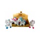 LOTE DE 8 DECORATIVOS PELUCHES INFANTILES &quot;UNICORNIO&quot; MULTICOLOR 20.5X21X13 CM.