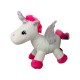 LOTE DE 8 DECORATIVOS PELUCHES INFANTILES "UNICORNIO" MULTICOLOR 20.5X21X13 CM.