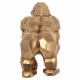 FIGURA MONO RESINA DORADO 29X17X30 CM.