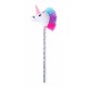 LOTE 20 LÁPICES MULTICOLOR INFANTILES &quot;UNICORNIO&quot; 20 CM.