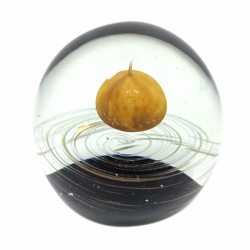 PISAPAPEL BOLA VIDRIO 8.5X8.5X9 CM.