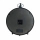 RELOJ SOBREMESA INDUSTRIAL METAL Y CRISTAL 36X8.5X45 CM.
