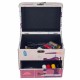 CAJA COSTURA MÁQUINA DE COSER CON SET COSTURA COSTUREROS MADERA 25.5X18X20 CM.