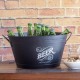 CESTA BEER CERVEZAS METAL 38X38X20.50 CM.