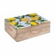 SET 3 CAJAS LIMONES MADERA DE MANGO RECTANGULARES 17.5X25X8.5 CM.