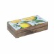 SET 3 CAJAS LIMONES MADERA DE MANGO RECTANGULARES 17.5X25X8.5 CM.