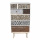 MUEBLE CAJONERO CON 7 CAJONES MADERA DE DERIVA 50X35X100 CM.
