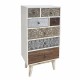 MUEBLE CAJONERO CON 7 CAJONES MADERA DE DERIVA 50X35X100 CM.