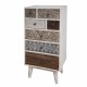 MUEBLE CAJONERO CON 7 CAJONES MADERA DE DERIVA 50X35X100 CM.
