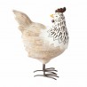 FIGURA GALLINA RESINA 19X11X24.50 CM.