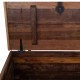 BAÚL MADERA MARRÓN RÚSTICO 104X54X40 CM.
