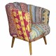 SILLÓN MULTICOLOR INDIO TEXTIL 76.20X76.20X91.44 CM.