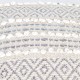 COJÍN CUADRADO CENEFAS ALGODÓN Y YUTE 14X45X45 CM.