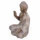 FIGURA BUDA SENTADO RESINA DORADO ORIENTAL 21.50X16.50X29.50 CM.