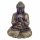 FIGURA BUDA SENTADO RESINA ORIENTAL 13X9X18 CM.