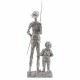 FIGURA RESINA DON QUIJOTE Y SANCHO RESINA 18X9X43 CM.