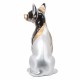 FIGURA PERRO CHIHUAHUA RESINA 16X11X25.50 CM.