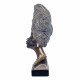 FIGURA CABEZA AFRICANA RESINA 22.50X15.50X40 CM.