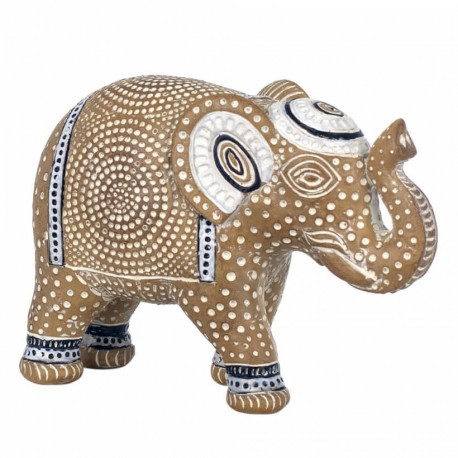 FIGURA ELEFANTE RESINA 16x6.5X11 CM.