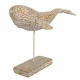 FIGURA BALLENA RESINA 31.50X11X25.50 CM.