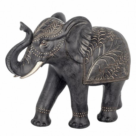 FIGURA ELEFANTE RESINA 24X9X18.50 CM.