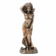 FIGURA OSHUN RESINA BRONCE 3.5X2.50X9 CM.