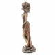 FIGURA OSHUN RESINA BRONCE 3.5X2.50X9 CM.