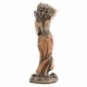 FIGURA OSHUN RESINA BRONCE 3.5X2.50X9 CM.