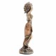 FIGURA OSHUN RESINA BRONCE 3.5X2.50X9 CM.