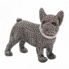 FIGURA PERRO BULLDOG FRANCÉS RESINA 23X10X19 CM.