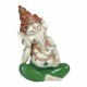 FIGURA GANESHA DORMIDO RESINA 21X14X30.50 CM.