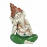 FIGURA GANESHA DORMIDO RESINA 21X14X30.50 CM.