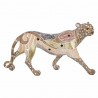 FIGURA LEOPARDO RESINA 39X8X22 cm.